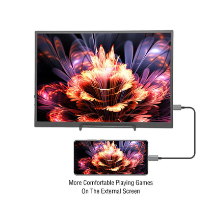 Anmite 10.5-Inch Portable Monitor 1280P HDR 15:10 Low Blue Light For XBox PS4 / 5 Switch Cell Phone PC Loptop Extension