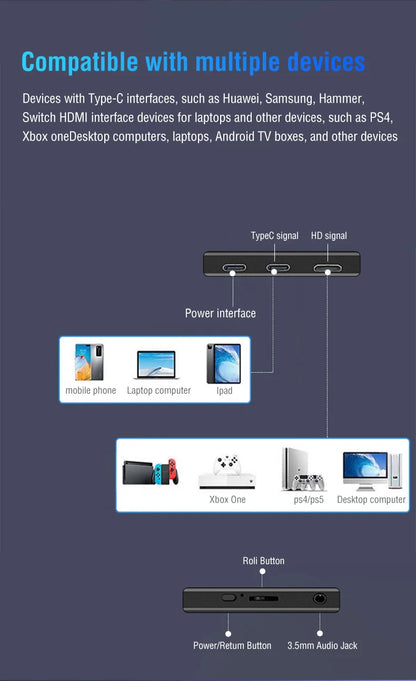 Anmite 10.5-Inch Portable Monitor 1280P HDR 15:10 Low Blue Light For XBox PS4 / 5 Switch Cell Phone PC Loptop Extension