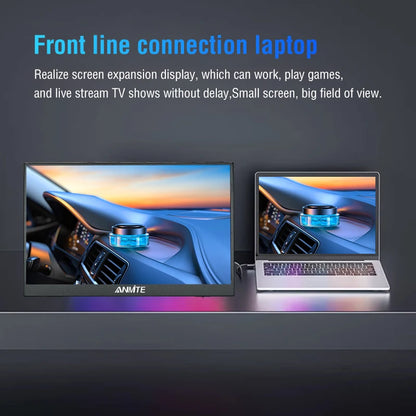 Anmite 16-Inch Portable Touch Monitor Non-touch optional 1200P HDR 16:10 For XBox PS4 / 5 Switch Cell Phone PC Loptop Extension